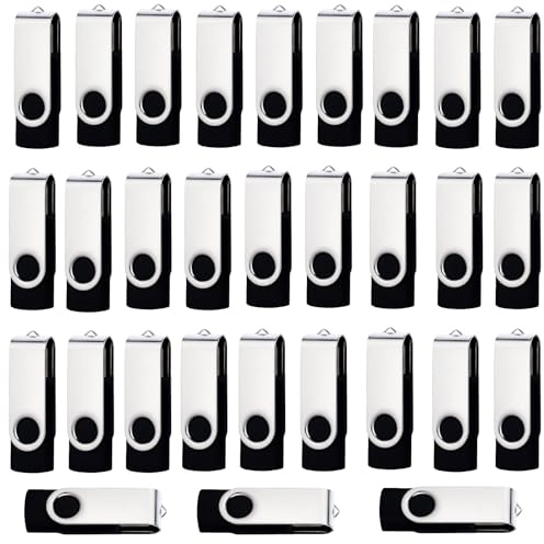 lcwamy USB-Stick, 32 GB, 20 Stück, schwenkbar, USB-Flash-Laufwerke, 32 GB, 20 Stück, USB 2.0, 32 GB, Bulk Twister USB-Laufwerke