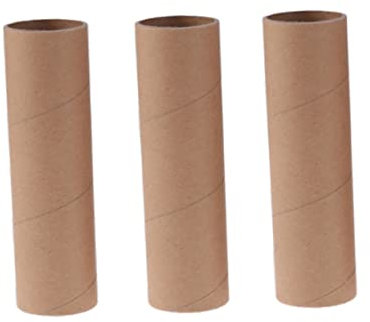 SHOWERORO Lot De 30 Tubes D'expédition Kraft 15 x 4 Cm, Tubes En Carton Rigide, Protection Pour Dessins, Peintures Et Documents, Emballage Et Stockage Polyvalents