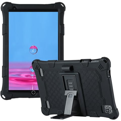 EGHFIXSD Étui en Silicone Souple pour Tablette PC 8 8,0 Pouces 3G/4G/5G Android Tablet PC Housse de Protection Antichoc 20,5 x 13 cm, Noir, 8,0 Pouces
