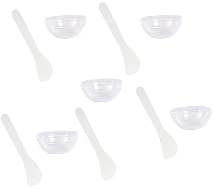 YPBEW 10-teiliges Schüssel-Set zum Mischen von Gesichtsschüsseln, Werkzeug, modulierendes Make-up, Spa, Schönheitslöffel, Spatel, Pflege, Kosmetiker, Schlamm für Zuhause, Herstellung von Salons und