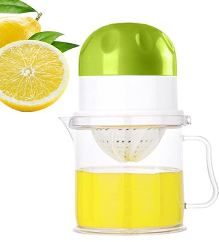 Wezalget Presse-agrumes Manuel | 450ml Petit Extracteur de Jus d'Agrumes | Accessoire De Cuisine Extracteur Pour Orange - Utilisation en Maison Voyage Camping Petit Déjeuner Restaurant