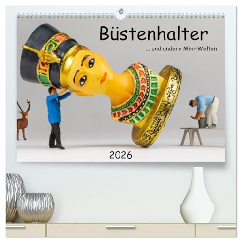 Büstenhalter ... und andere Mini-Welten (hochwertiger Premium Wandkalender 2026 DIN A2 quer), Kunstdruck in Hochglanz: Lustige Darstellungen im Maßstab H0 (CALVENDO Spass)