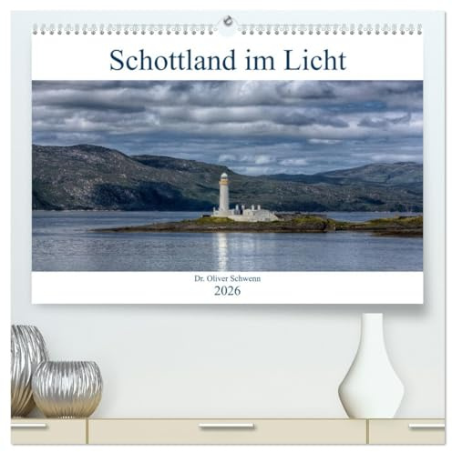 Schottland im Licht (hochwertiger Premium Wandkalender 2026 DIN A2 quer), Kunstdruck in Hochglanz: Beeindruckende Landschaften und Baudenkmäler von Edinburgh bis zu den Orkney-Inseln (CALVENDO Orte)