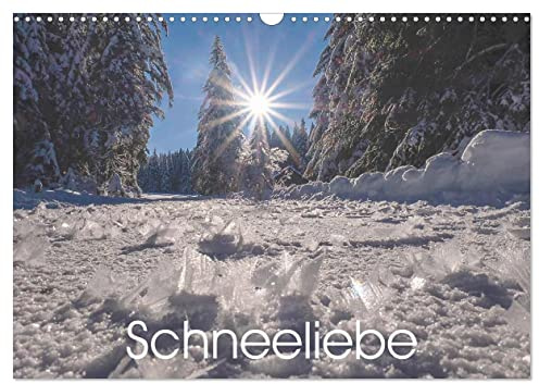 Schneeliebe (Wandkalender 2026 DIN A3 quer), CALVENDO Monatskalender: Schnee - das weiße Gold der Alpen (CALVENDO Natur)