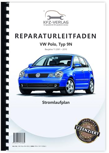 VW Polo 4 Typ 9N 2001-2010 Schaltplan Stromlaufplan Verkabelung Elektrik Pläne
