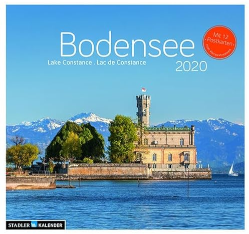 Bodensee 2020: Postkarten-Tischkalender