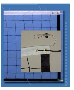 Der Sportler – Red de Voleibol Top de Calidad M. Kevlar Cuerda 9,5 x1 m