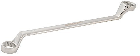 Silverline 447826 Doppelringschlüssel, gekröpft 21 x 23 mm
