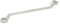Silverline 447826 Doppelringschlüssel, gekröpft 21 x 23 mm