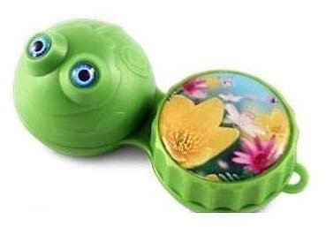 CvOptics Funky Frog 3D Contact Lens Holder/CASE