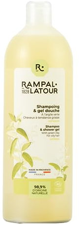 Rampal Latour Shampoo Bio Ton grün fettiges Haar Eisenkraut 1 l