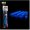 KNIXS - 10x Power Knicklichter, seit 15 Jahren in Profiqualität, Glowsticks einzeln verpackt - 150 x 15 mm - Leuchtstab - Azur Blau Leuchtend - für Party, Festival, Hochzeit, Outdoor oder Notlicht