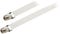 König KNS41200W02 Flaches Antennenkabel, F-Buchse, 0,20m weiß