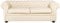 Beliani Klassisches Sofa im englischen Stil Echtleder beige/Creme Chesterfield