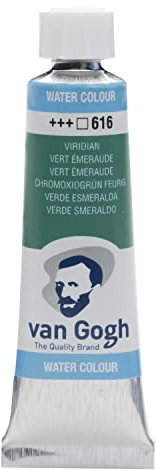 Van Gogh Peinture aquarelle, tube 10ml, Vert émeraude 616