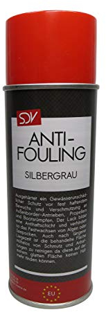 SDV Chemie Antifouling Silbergrau 6X 400ml Spray für Propeller Aussenborder Z-Antrieb Bugstrahlruder