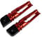 Repose-pied de moto Passagers piquets arrières Accessoires de moto en aluminium CNC pour Z900 2017-2018 pour Z1000 2003-2018 Pour Kawasaki Z800 2013-2016 pour ZX6R 2005-2018 (Rouge)