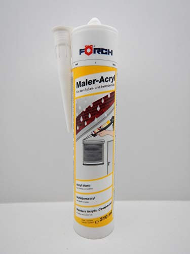 FÖRCH Mastic acrylique de peinture blanc 310 ml (1)