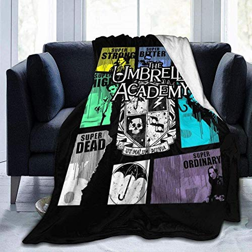 Zuyau Weiche und Bequeme 60 * 80 Zoll Schlafsofa Decke,Die Umbrella Academy GTA Fleece Flanell Throw Lightweight Ultra-Soft