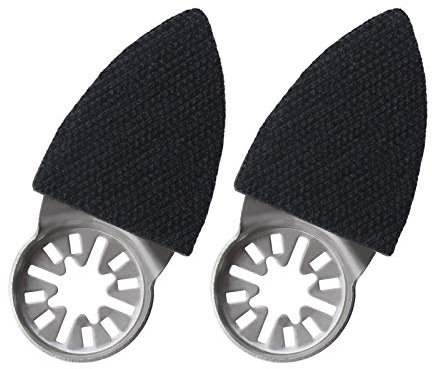 Be In Your Mind 2 Pz Finger Levigatura Pad 52x37x7mm Multifunzionale Triangolare Dito Dischi di Levigatura Interfaccia Universale Oscillante Strumento Accessori