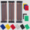 GTIWUNG 12 Stück 170 Tie Points Mini Breadboard Kit, Lötfreie Prototyp Leiterplatte für Arduino Proto Shield 6 Farben + 3 Stück 20cm Female-Female/Male-Female/Male-Male Jumper Wire 24AWG