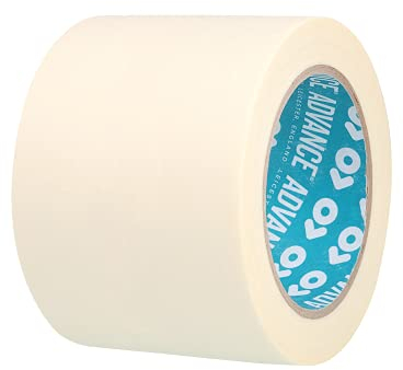 Advance Tapes AT6300 Abdeckband aus Papier, 60 °C, cremefarben, 96 mm x 50 m, 76 mm Kern, 1 Rolle