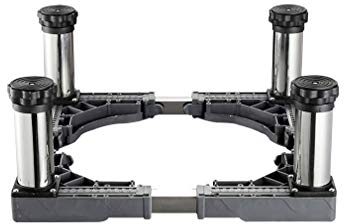 Socle réglable pour machine à laver Hauteur 19-22cm Plateau Support Réfrigérateur Climatiseur intérieur Support longueur/largeur 40-65cm sèche-linge congélateur Plateau