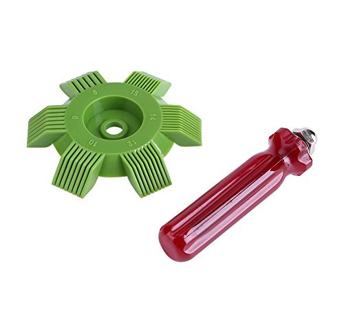 TOPINCN Coche automotriz Aire Acondicionado radiador Condensador Peine de Aleta AC enderezadora Herramienta de Aire Acondicionado 1 Pieza