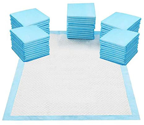 DOG n KITTY Puppy Pads 50 Pack, Heavy Duty Super Absorbent Puppy Training Pads, Fast Drying Toilet Pee Pad, Anti-Slip, Leak-Proof Dog Training Pads (60 x 45 cm)