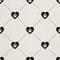 HEKO PANELS Stoff Oxford Meterware Canvas-Stoff Polyester Zum Nähen Nähstoffe Möbelstoffe Dekostoffe Handwerken Wasserabweisend Pfoten Kariert 1 Meter 155 x 100 cm, DX034