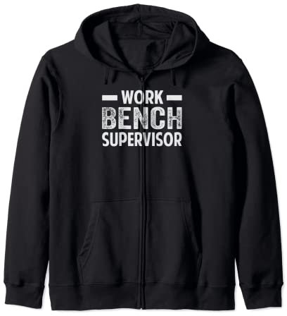 Work Bench Supervisor - Funny Mechanic Car Guy Garage Felpa con Cappuccio