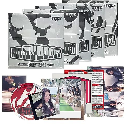 ITZY - [KILL MY DOUBT] (BET ON ME Ver. - RANDOM) Envelope + Lyric Paper + CD-R + Story Card + Square Photo Set + Photocard + Frame Cover + M/V Film + Poster + 2 Pin Badges + 4 Extra Photocards