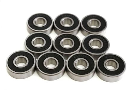 MR105RS Miniaturlager 20/50/100PCS 5x10x4 ABEC-5 Hobby Elektroauto LKW MR105 RS 2RS Kugellager MR105-2RS Schwarz versiegelt(Color:100PCS)