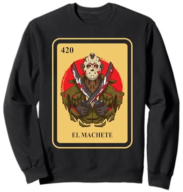 Mexikanisches El Machete traditionelles Bingo-Kartenspiel Sweatshirt