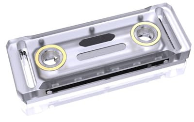 Copper Memory Water Cooling Block, Two Ram Channel and Four Memory Channel Water Cooling Block,with 5V RBW (Support Two Ram Channel)