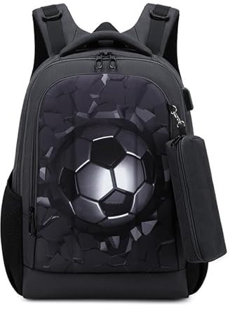 Cusangel Kinderrucksack Mädchen Jungen Teenager Schulrucksack, 2 Stück Ergonomischer & Anpassbarer Schulranzen, Wetterfester Rucksack Kinder mit Brustgurt, 20L, 40 x 30 x15 cm