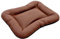 4L Textil Ella Hundebett große Hunde Kunstleder Wasserfestes Hundebett Kunstleder XXL Hundekissen Kunstleder XXL Hundematratze Kunstleder XXL (130x110 cm, Braun)