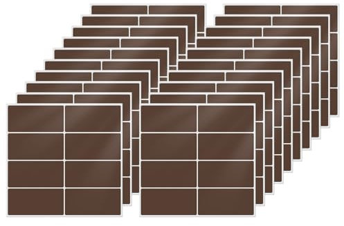 FINDAT Rechteckige Etiketten Klein 40 × 19 mm Vinyl Wasserfeste Selbstklebende Namensschilder Aufkleber Klebeetiketten zum Beschriften für Büro Haus Schule DIY 160 Stück Braun
