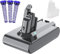 V6 Akku für Dyson, Powtree 6000mAh Ersatzakku für Dyson V6 DC58 DC59 DC61 DC62 DC72 DC74 Animal SV03 SV04 SV05 SV06 SV07 SV09 Staubsauger (3 Filter +1 Akku Schutzkappe)