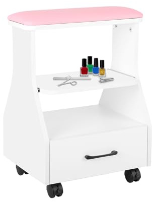 Repose-pieds de pédicure, chariot de bain de pieds avec roulettes, repose-pied de manucure, repose-pieds portable, tabouret de bain pour salon de beauté, station de massage des pieds
