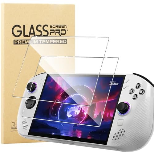 KUSINHOKA Protector de Pantalla para Lenovo Legion Go S, [2 Piezas] [9H Dureza] Vidrio Templado, [Anti-arañazos] HD Transparente Película Cristal Templado para Lenovo Legion Go S