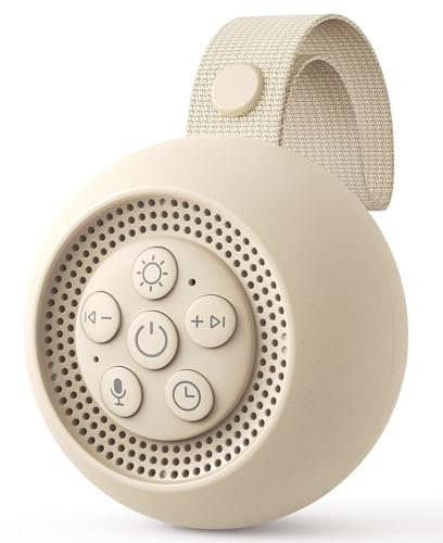 Babacom Macchina Rumori Bianchi per Neonato e Adulti con Registrazione Vocale, 16 Suoni Rilassanti e Luci Notturne, Rumore Bianco Ricaricabile USB-C con Memoria e 3 Timer Sonno per Dormire, Asili Nido