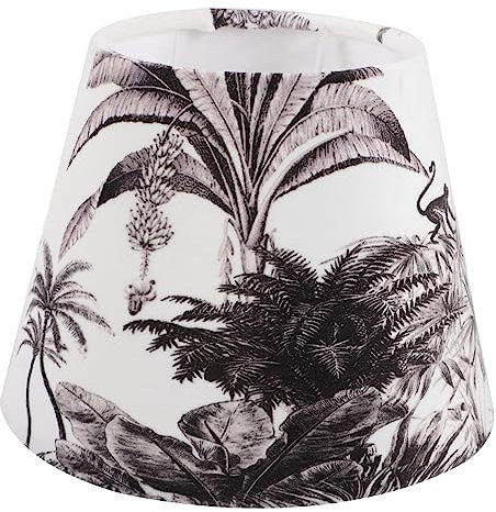 Vaguelly Lampenschirm Boden der Lampe klein Schwarze Tischlampe Oval Weiß Ersatz Beige Lichtabdeckungen Startlampenschatten Schreibtischlampenabdeckung Stofflampenschatten Metall Dark Grey