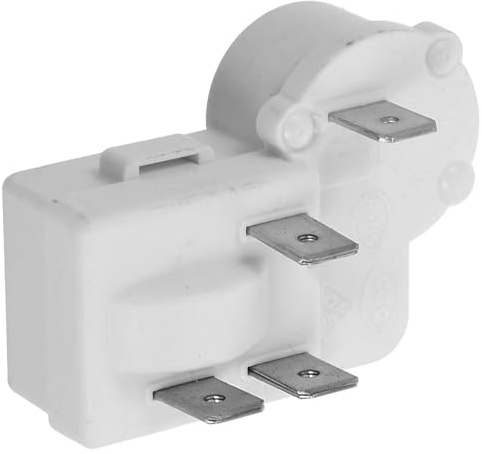 Ciieeo Universal 4-pin Compressor Starter Relay with Built-in Overload Protector for Refrigerator and Freezer, Model Zhb40-105p15, White Pp and Iron Material, Compatible Replacement Part