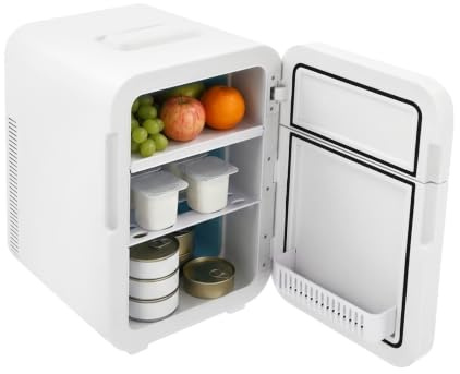 Mini Kühlschrank 16L Wärmefunktion für Auto Büro Kosmetik Getränke | 16L Mini Kühlschrank Für Zuhause Und Auto, Mit Kühl- Und Wärmefunktion Für Getränke, Kosmetik, Mahlzeiten Und Reisen