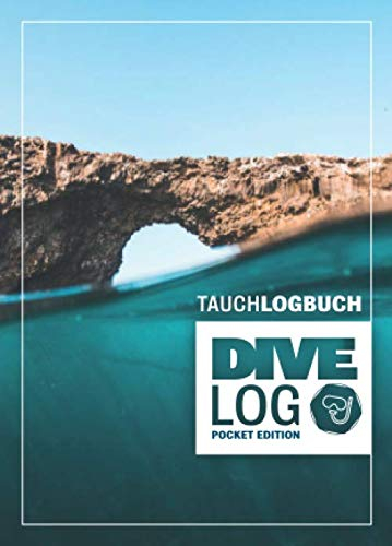 Tauchlogbuch I Dive Log Pocket Edition: Kleines Logbuch als Geschenk für Taucher & Scuba Diver zum dokumentieren von 80 Tauchgängen I Inhaltsverzeichnis I Format: DIN A6 I 84 Seiten I Tauchgang