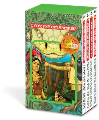 Choose Your Own Adventure 4-Book Boxed Set #3 (Lost On The Amazon , Prisoner Of The Ant People, Trouble On Planet Earth, War With The Evil Power Master)