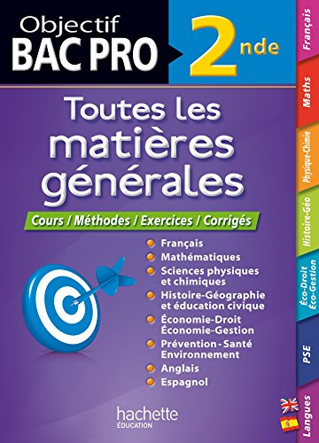 Toutes les matières générales 2de BAC PRO