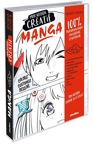 AGENDA SCOLAIRE DIY MANGA 2023-2024