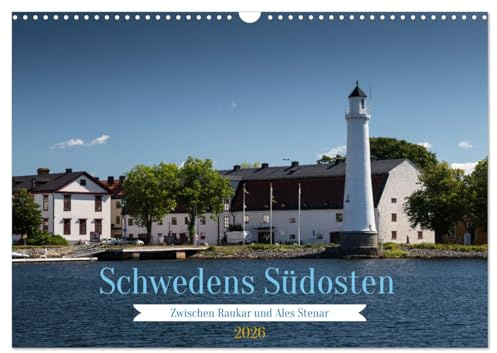 Schwedens Südosten (Wandkalender 2026 DIN A3 quer), CALVENDO Monatskalender: Die malerische Südostküste Schwedens bietet von Raukar über Seevögel bis ... eindrucksvolle Motive (CALVENDO Orte)